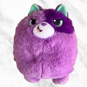 Misfittens Clawdia 10" Purple Plush Cat
